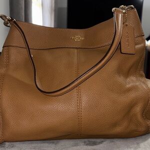 Coach Caramel Leather Shoulder Bag